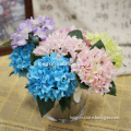 high quality wholesale silk flower handmade decorative branches hydrangea flowers bush